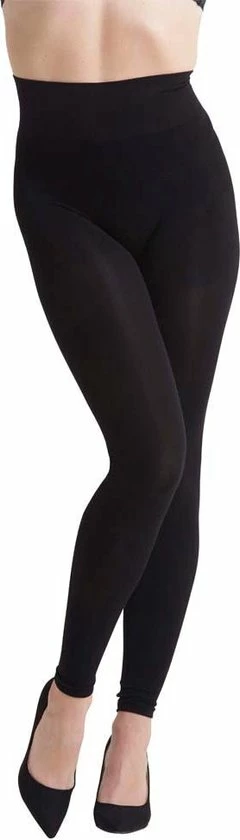 NOMI Bodywear NOMI Shapewear - Corrigerende Legging Van Katoen Voor Buik En Taille - Zwart - Maat XL