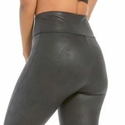 MAGIC Bodyfashion Leather Look Leggings Zwart Vrouwen - Maat S -Exporteren beenmode winkel 257x840 2