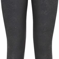 Spanx Faux Leather Leggings Foil Snake Print - Kleur Zwart - Maat L