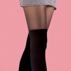 DAYMOD | Lili Overknee 20/80 DEN Zwart | Maat L