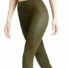 FALKE Pure Matt 50 DEN Dames Panty - Groen - Maat M-L -Exporteren beenmode winkel 310x840
