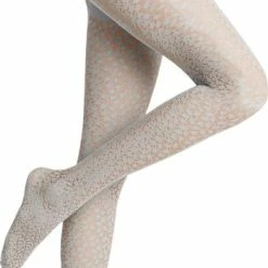 FALKE Small Stone Panty Dames 41272 2032 Snow M-L -Exporteren beenmode winkel 350x840 2