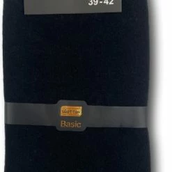 SQOTTON Naadloze Sokken - Gold Label - Zwart - Maat 47-50 -Exporteren beenmode winkel 370x840