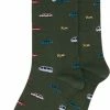 Alfredo Gonzales Cars Sokken AG-Sk-CAR-01 118 Army M(42-45) -Exporteren beenmode winkel 407x840