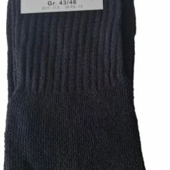 Merkloos Stabile Werksokken - Sokken - Unisex - 3 Paar - Maat 43-46 - Zwart