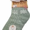 Antonio Huissokken - Sneeuwvlokken - Groen Wit - Dames - Antislip ABS - One Size (35-42) - Hüttensocken - Warme Sokken - Warme Huissok - Sloffen -Exporteren beenmode winkel 423x840 1