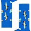 Happy Socks Parrot Sok PRO01-6300 | Blauw Met Pappegaai | Maat 36-40 -Exporteren beenmode winkel 438x840