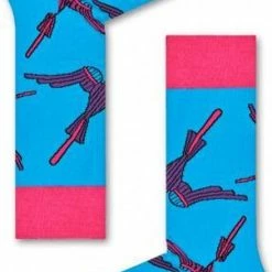 Happy Socks The Beatles Love Sokken - Blauw/Rood - Maat 36-40 -Exporteren beenmode winkel 439x840 3