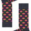 Happy Socks - Damessokken - Sunrise Dot Grey - Maat 36-40 -Exporteren beenmode winkel 443x840