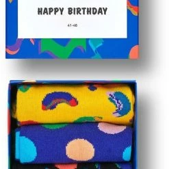 Happy Socks Happy Birthday Giftbox - Maat 36-40 -Exporteren beenmode winkel 445x840 1