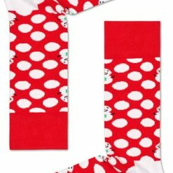 Happy Socks Big Dot Snowman Sock - Maat 36-40 -Exporteren beenmode winkel 458x840 1