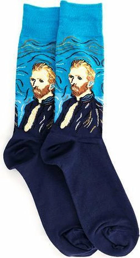 Merkloos Vincent Van Gogh Sokken, Kunst Sokken, Hippe Sokken, Grappige Sokken|37-42 4 Merkloos Vincent Van Gogh Sokken, Kunst Sokken, Hippe Sokken, Grappige Sokken|37-42 - Afbeelding 2