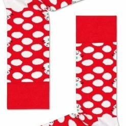 Happy Socks Big Dot Snowman Sock - Maat 36-40 -Exporteren beenmode winkel 459x840 1