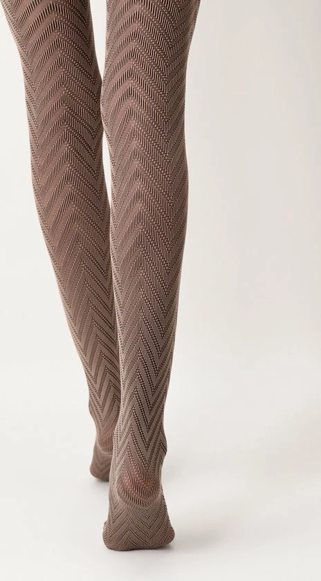 Oroblu Chevron 60 Panty - Kleur Camel - Maat S/M 7 Oroblu Chevron 60 Panty - Kleur Camel - Maat S/M - Afbeelding 5