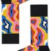 Happy Socks MRI Sokken, Zwart/Multi - Maat 36-40 -Exporteren beenmode winkel 466x840 1