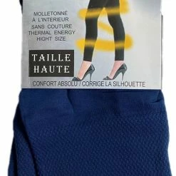 Merkloos Dames Thermo Legging Blauw