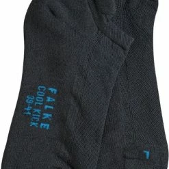 FALKE Cool Kick Sneaker Sneakersokken Versterkte Sneaker Sokken Heren Dames Zonder Motief Met Pluche Zool En Hielband Ademend Sneldrogend Zwart Unisex Sokken - Maat 44-45 -Exporteren beenmode winkel 473x840 2