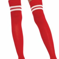 Leg Avenue Ribbed Athletic Thigh Highs