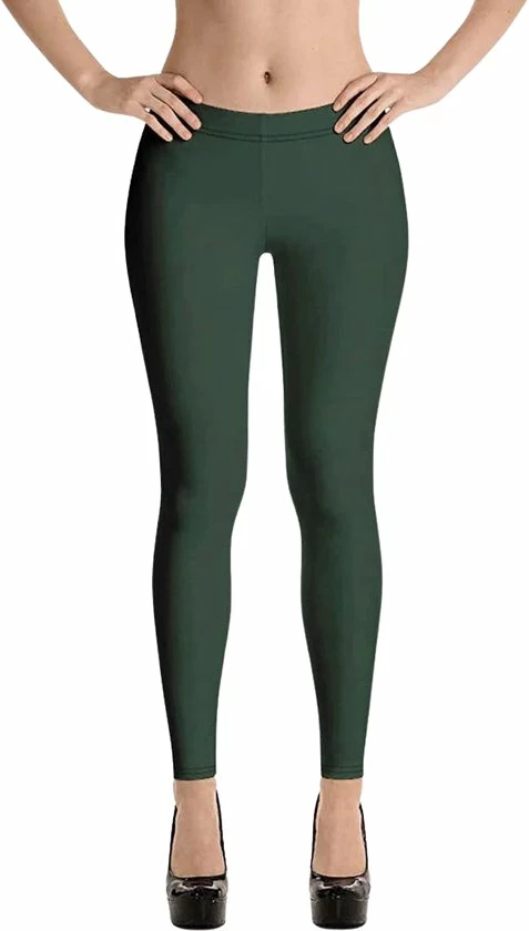 AWR Premium Kwaliteit Dames Thermo Legging - Groen - Maat S/M 3 AWR Premium Kwaliteit Dames Thermo Legging - Groen - Maat S/M