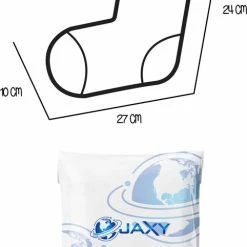 JAXY Huissokken - Huissokken Dames En Heren - Verwarmde Sokken - Anti Slip Sokken - Fleece Sokken - Dikke Sokken - Fluffy Sokken - Slofsokken - Warme Sokken - Bedsokken - Gevoerde Sokken - Winter Sokken - 2 Paar - Beige + Blauw -Exporteren beenmode winkel 482x840 6