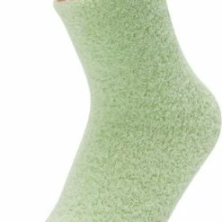 GrandSock Warme Sokken Dames - Groen - Huissokken - Winter Sokken - Bedsokken - 36-40 - Extra Zacht