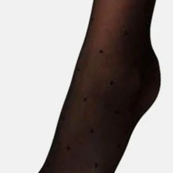 MAMSY Comfortabele Sheer Zwangerschapspanty 20den Zwart Met Fijne Stippen (XL) -Exporteren beenmode winkel 498x840 2