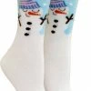 Merkloos Kerstsokken - Sneeuwpop - Voor Dames, Heren En Kinderen - Unisex - Kerstkleding - Kerst - Sokken - Maat 35-42 - 1 Paar