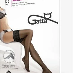 Gatta Matte Hold Up Kousen Size + Met Brede Kant Michelle Van 20 Denier, Maat 5-6 ( XL-XXL), Kleur Huidskleur -Exporteren beenmode winkel 506x840 2