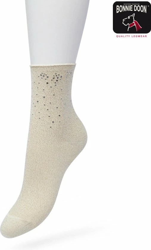 Bonnie Doon Dames Sokken Met Strass Steentjes Maat 36/42 Goud - Glitters En Strass Steentjes - Feestelijk - Feestdagen Sok - Zacht En Zeer Comfortabel - Uitstekende Pasvorm - Lurex Glitters - Glitter Sokken - Goudkleurig - Gold - LL201105.3 3 Bonnie Doon Dames Sokken Met Strass Steentjes Maat 36/42 Goud - Glitters En Strass Steentjes - Feestelijk - Feestdagen Sok - Zacht En Zeer Comfortabel - Uitstekende Pasvorm - Lurex Glitters - Glitter Sokken - Goudkleurig - Gold - LL201105.3