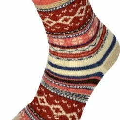 Merkloos Rameli Dames Sokken Gemaakt Met Wol - Scandinavische Print - 4-pack - Maat 36-41 -Exporteren beenmode winkel 509x840 1