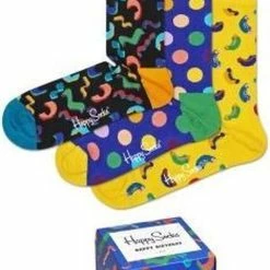 Happy Socks Happy Birthday Giftbox - Maat 36-40 -Exporteren beenmode winkel 510x840 2