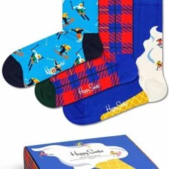 Happy Socks Downhill Skiing Socks Gift Set (3-pack) - Unisex Sokken - Skipret - Unisex - Maat: 36-40 -Exporteren beenmode winkel 514x840 1