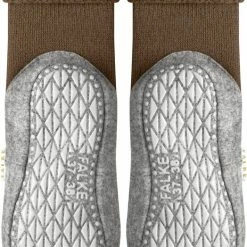 FALKE Cosyshoe Slofsokken Comfortabel Warm Winter Antislip Ondoorzichtig Zacht Mid-rise Met Vilten Zool Zonder Motief Met Noppen Merinowol Bruin Dames Sokken - Maat 41-42 -Exporteren beenmode winkel 524x840 1