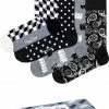 Happy Socks - Gift Box 4-pack Sokken Optic Zwart / Wit / Grijs - 36-40 -Exporteren beenmode winkel 533x840 2