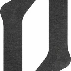 FALKE Softmerino Kniehoge Sokken Versterkte Kniekousen Zonder Patroon Ademend Lang Effen Warm Dik Winter Merinowol Katoen Grijs Dames Sokken - Maat 35-36 -Exporteren beenmode winkel 534x840