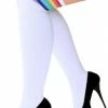 KIMU Lange Sokken Wit Regenboog Strepen - 36-41 - Witte Kniekousen Kousen Sportsokken Cheerleader Voetbal Hockey Unisex 2 KIMU Lange Sokken Wit Regenboog Strepen - 36-41 - Witte Kniekousen Kousen Sportsokken Cheerleader Voetbal Hockey Unisex -Exporteren beenmode winkel 537x840 2