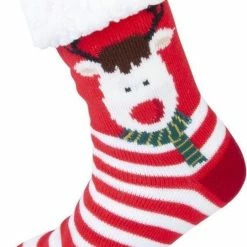 HomeSocks Antislip Kerstsokken Met Rudolf Rendier