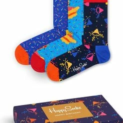 Happy Socks Happy Birthday Giftbox Sokken - Multi - Maat 36-40