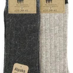 GoWith-wollen Sokken-alpaca Sokken-huissokken-2 Paar-warme Sokken-wintersokken-thermosokken-huissokken-bruin-beige-maat 39-42 -Exporteren beenmode winkel 543x840 4