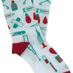 Merkloos Jouw Medische Shop™ - Medische Sokken - Medsocks - Sokken - Awesome Nurse - Maat 36-40 - Sok - Verpleegkunde - Geneeskunde - Verpleegkundige - Dokter - Cadeau - Kousen