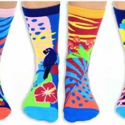 United Oddsocks Hot Tropics Oddsocks - Cadeau Doos Met 6 Verschillende Mismatched Sokken - Maat 37 Tot 42 -Exporteren beenmode winkel 550x255 1