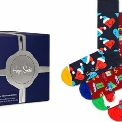 Happy Socks XHBG09-4300 4-Pack Holiday Vibes Gift Set Q3-22 -Exporteren beenmode winkel 550x310
