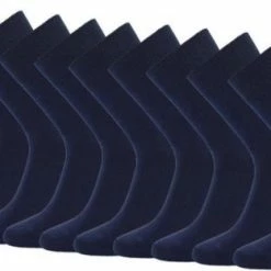 10 Paar Olif Katoen Heren Sokken Naadloos - 47-50