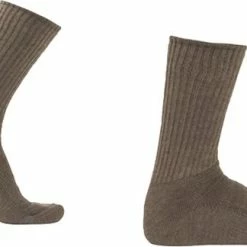 Soga 2-Pack Zachte Merino Wollen Wandelsokken Met Badstof S9 - Beige - Maat 39-42