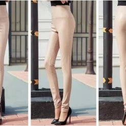 Merkloos Lederlook Leggings- Legging Dames - Legging Lederlook - Legging Meisje - Legging Dames Volwassenen - Legging Dames Leather - High-Waist Dames Hoge Taille - Leggings - Push-Up - Up-Fit- Maat S-M -Exporteren beenmode winkel 550x351 1