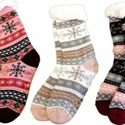 Belucci - Huissokken - Warme Antislip - Maat 35/41