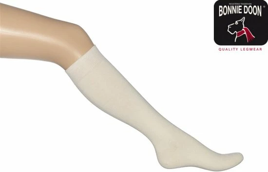 Bonnie Doon Wol/Katoen Kniekousen Off White Dames Maat 39/42 - Buitenkant 70% Fijne Wol - Binnenkant Katoen - Niet Irriterend - Heerlijk Warm - Kousen - Gladde Naden - Kniesokken - Wollen Sokken - Crème - Gebroken Wit - Ivoor - Ivory - R715011.15 3 Bonnie Doon Wol/Katoen Kniekousen Off White Dames Maat 39/42 - Buitenkant 70% Fijne Wol - Binnenkant Katoen - Niet Irriterend - Heerlijk Warm - Kousen - Gladde Naden - Kniesokken - Wollen Sokken - Crème - Gebroken Wit - Ivoor - Ivory - R715011.15
