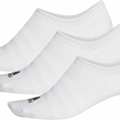 Adidas - Light No-Show Socks 3P - Witte Sokken - 40 - 42 - Wit