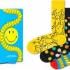 Happy Socks Smiley Giftbox 3P Multi - 36-40 -Exporteren beenmode winkel 550x356 1