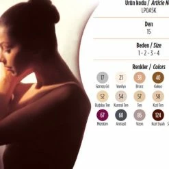 Penti Fit 15 Denier Dames Panty (pd1001) - ZWART - Maat L -Exporteren beenmode winkel 550x362 2